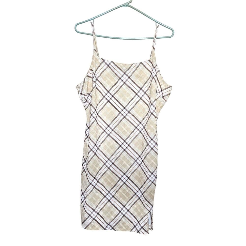 No Boundaries XXL Line Pattern Light Dress Short Summer Picnic
